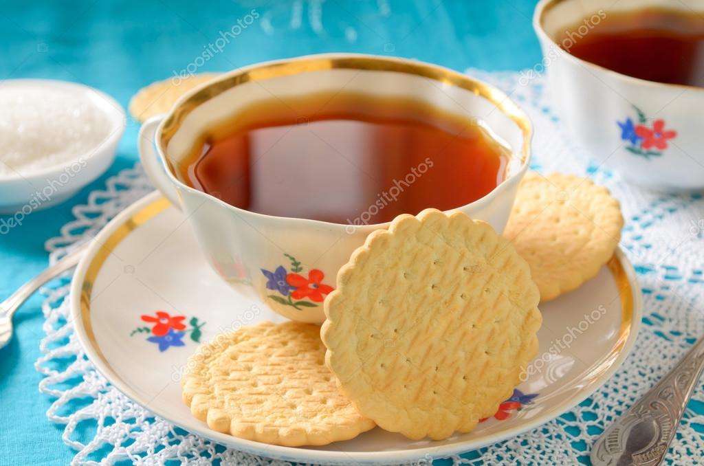 Biscuits au thé puzzle en ligne
