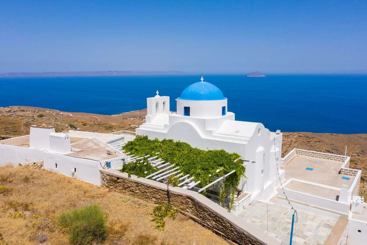 Греческий остров Серифос онлайн-пазл