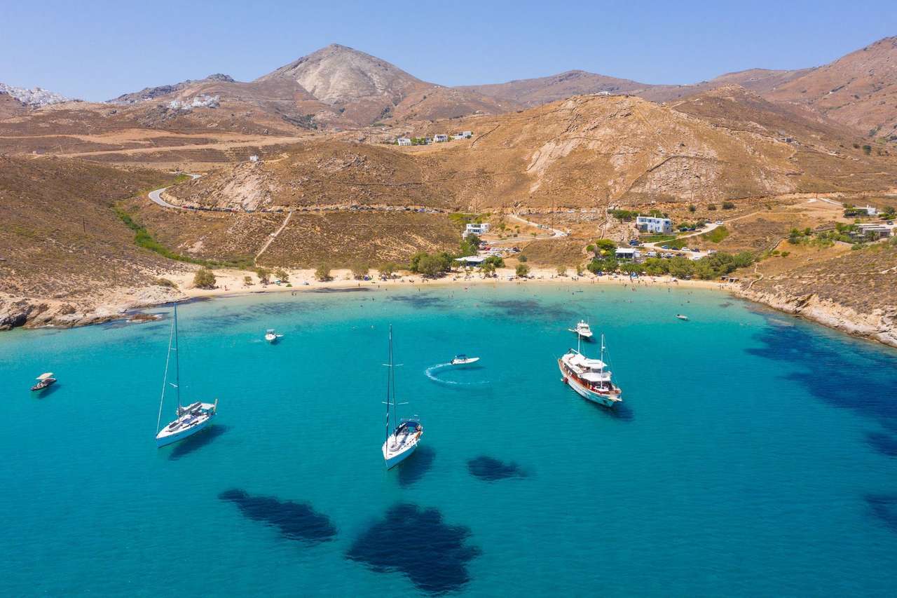 Гръцки остров Серифос онлайн пъзел
