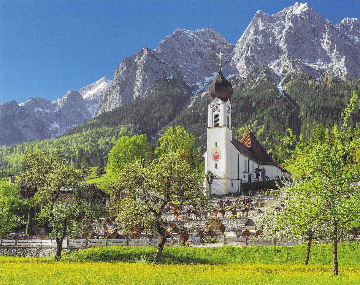 Farní kostel Grainau skládačky online