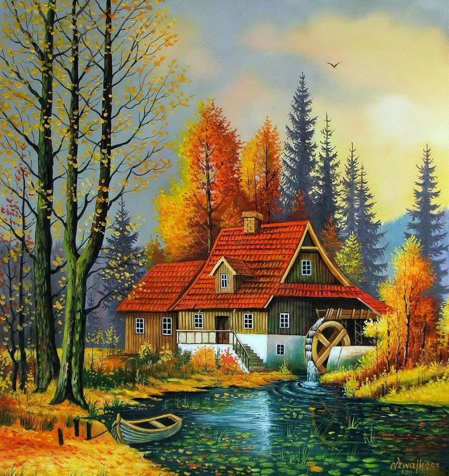 autumn house jigsaw puzzle online