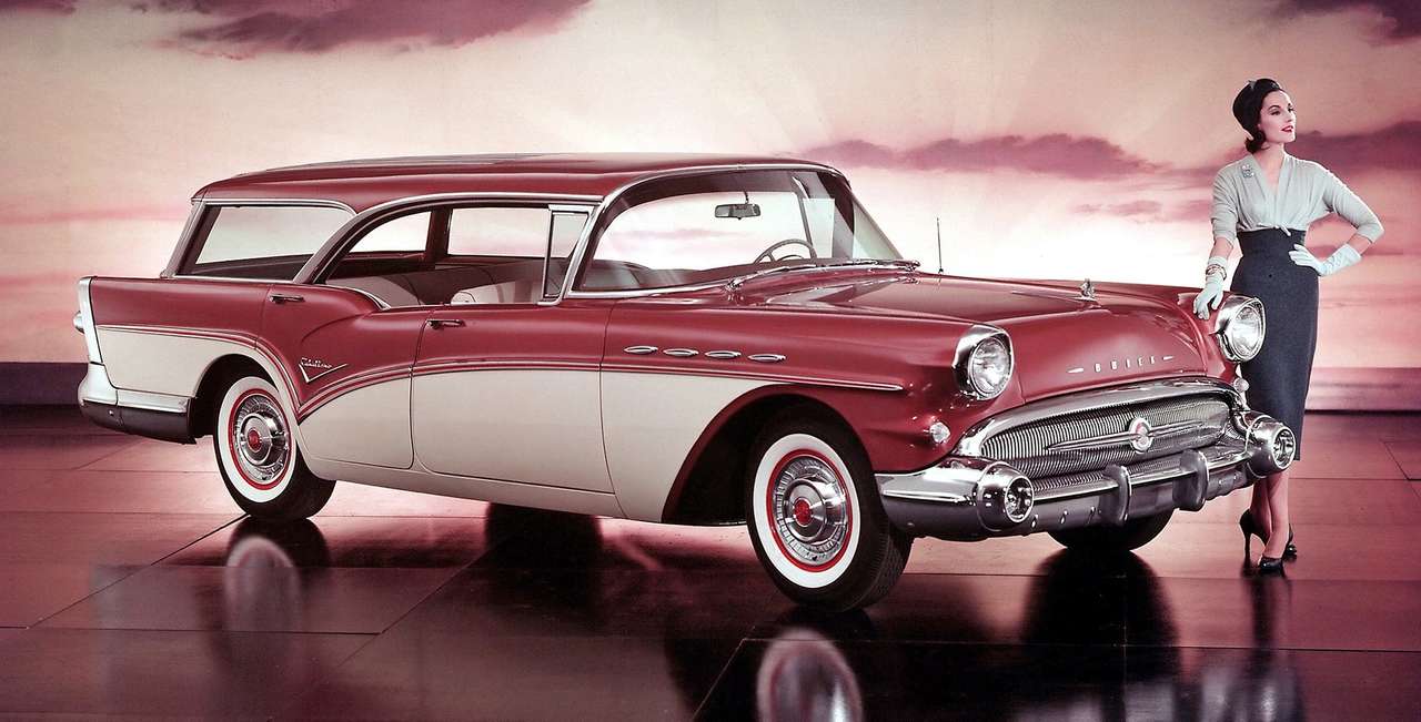 1957 Buick Century Caballero rompecabezas en línea