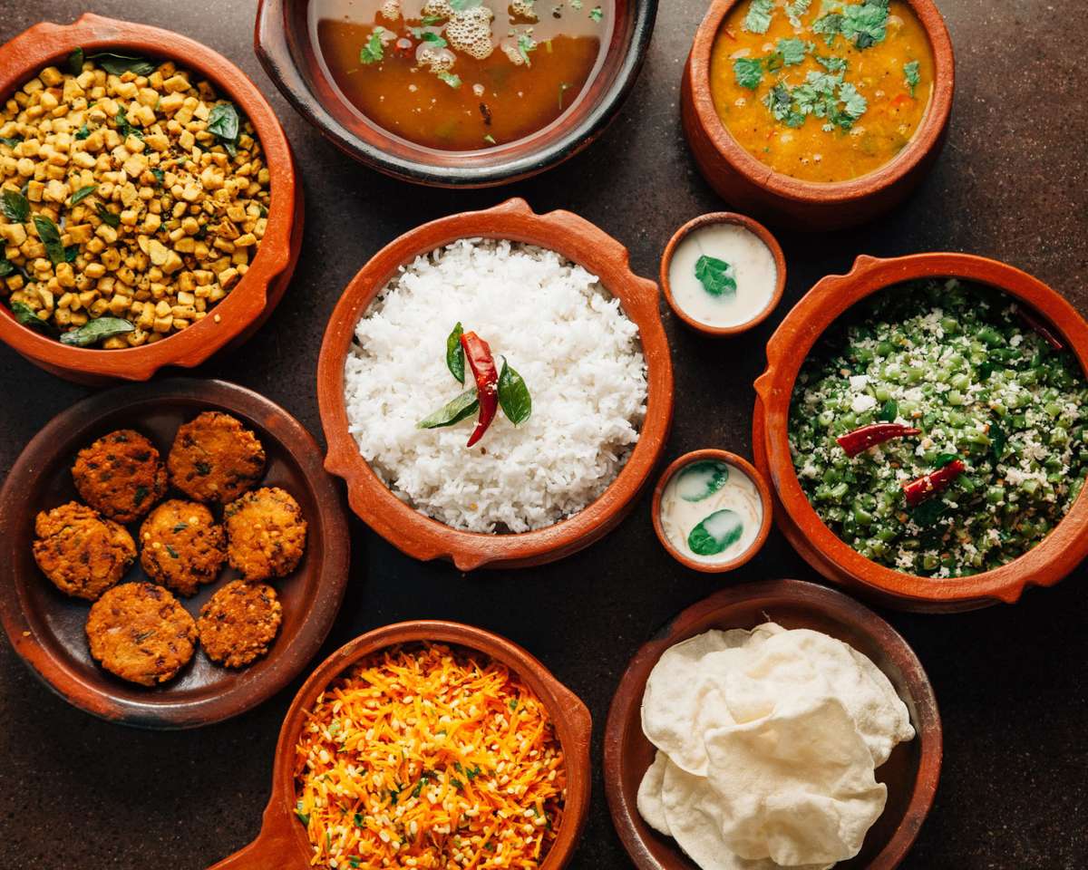 Індійська їжа онлайн пазл
