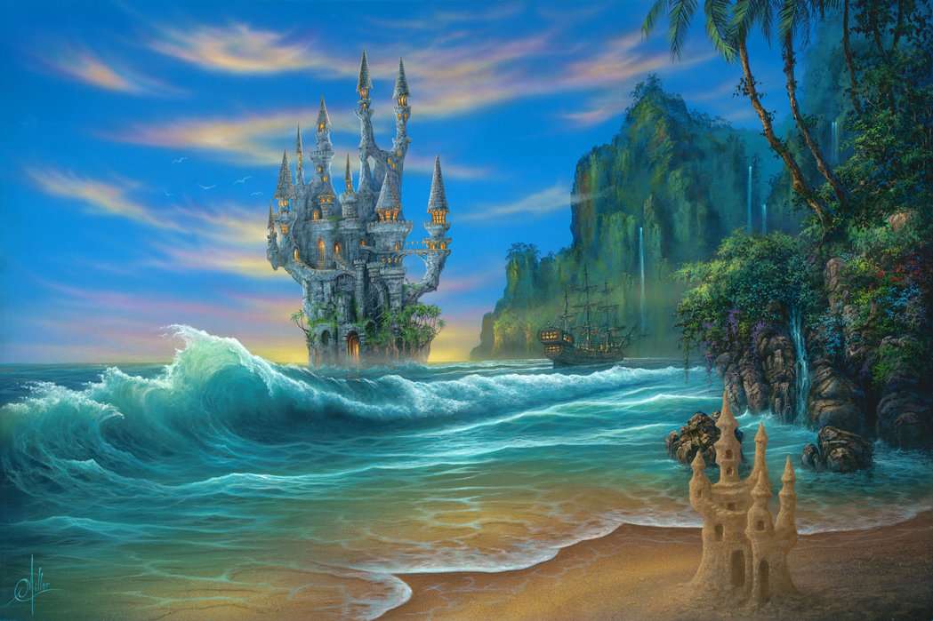 Fantasy- computer graphics online puzzle