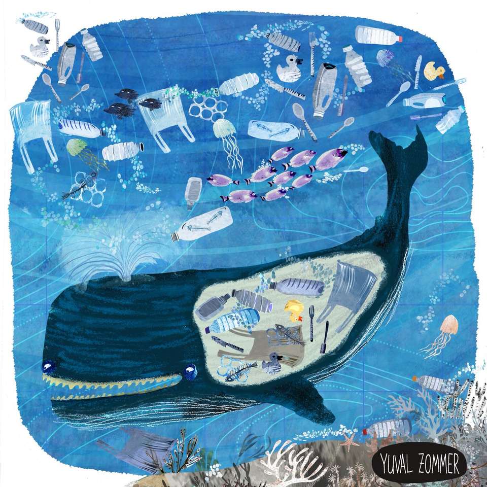 Poluarea oceanelor cu plastic: Antropocen jigsaw puzzle online
