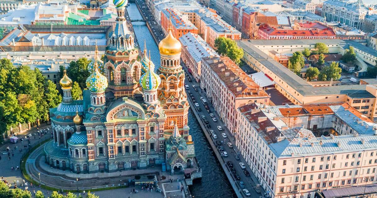 Pietroburgo sul Golfo di Finlandia. puzzle online
