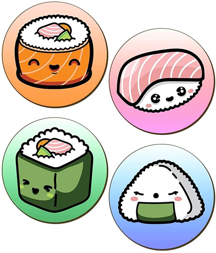 カラフルな寿司 ジグソーパズルオンライン
