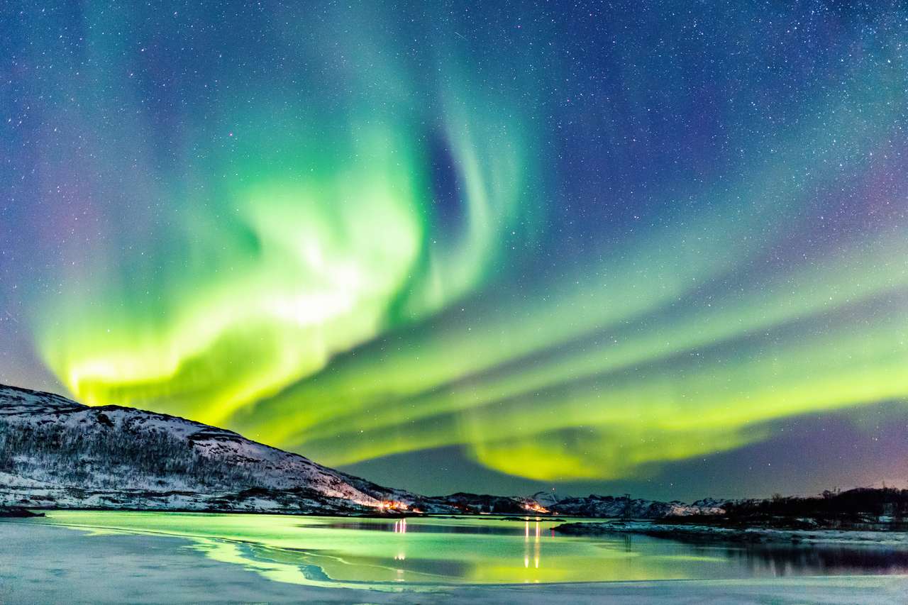 Aurora boreal quebra-cabeças online