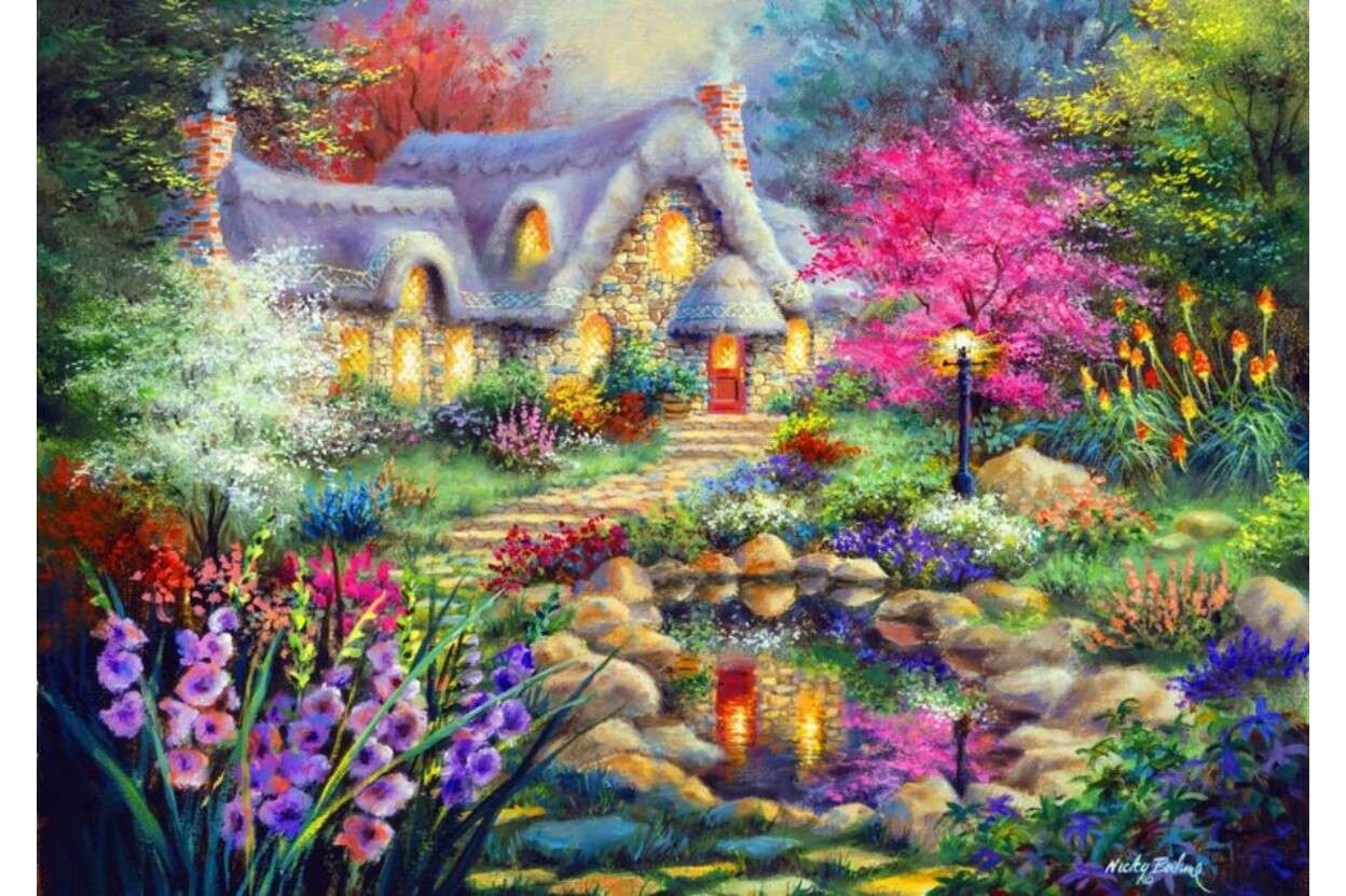 paesaggio multicolore puzzle online
