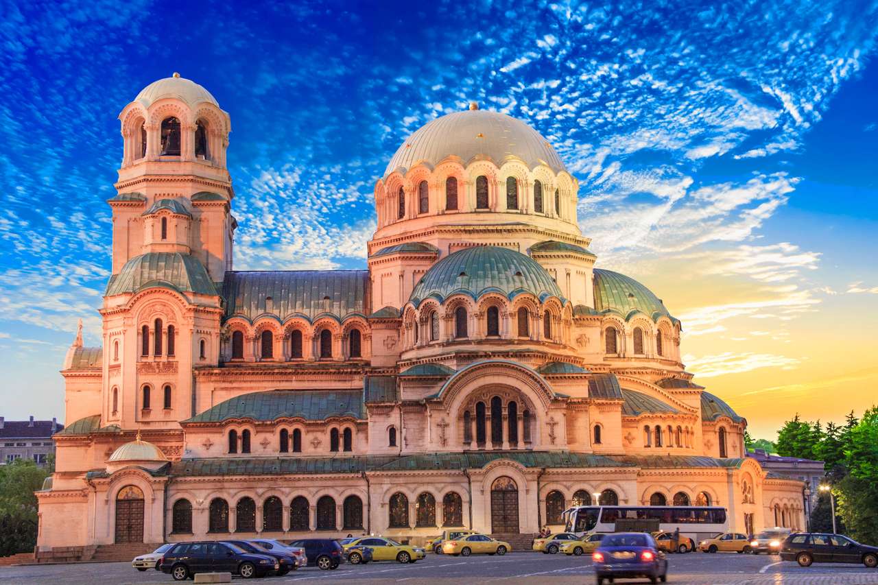 Собор Александра Невского в Софии, Болгария пазл онлайн
