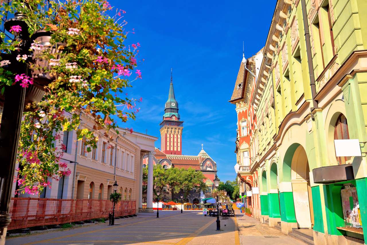 Rathaus von Subotica, Region Vojvodina in Serbien Puzzlespiel online