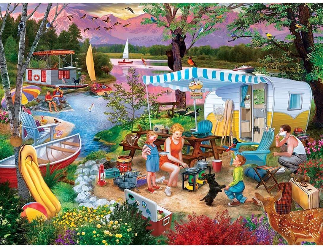 La camping jigsaw puzzle online
