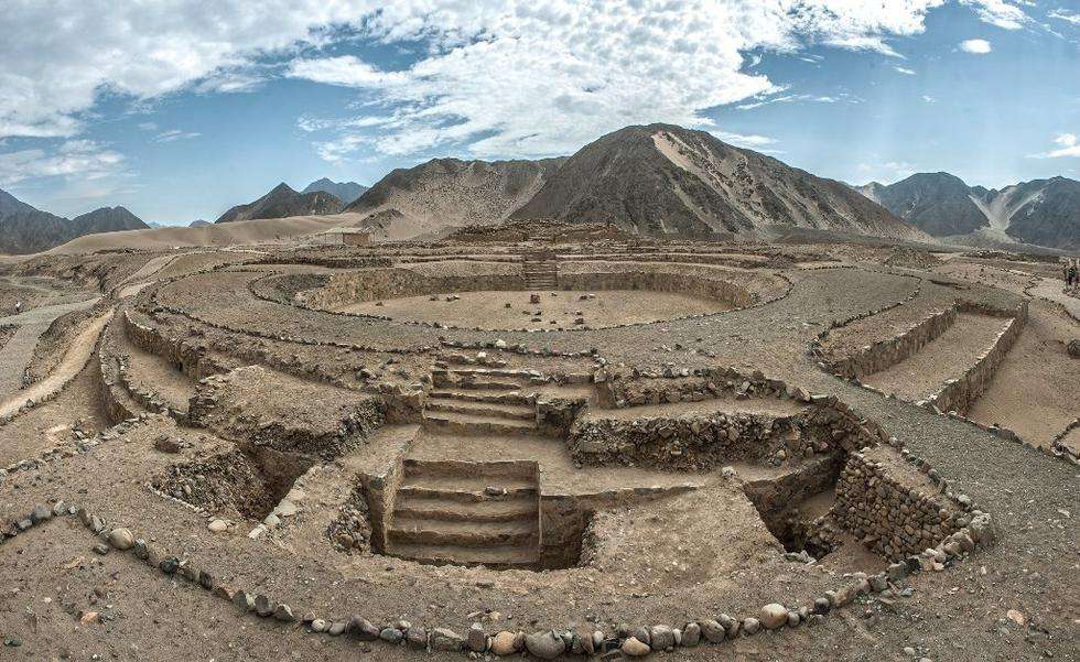 Caral Stadt Online-Puzzle