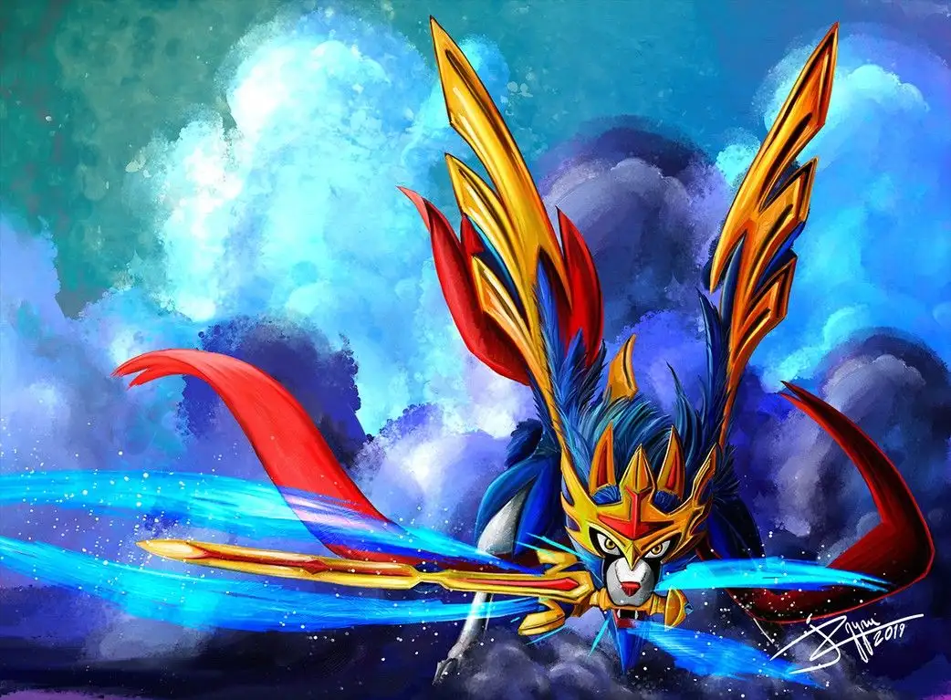 Crowned Zacian ! (Art by me) : r/pokemon