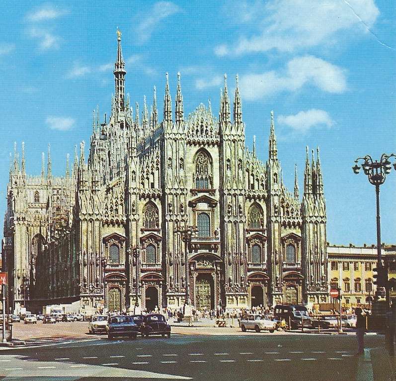 Milanos katedral pussel på nätet