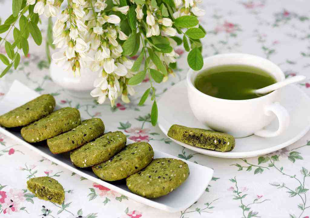 Shortbread cookies with matcha jigsaw puzzle online