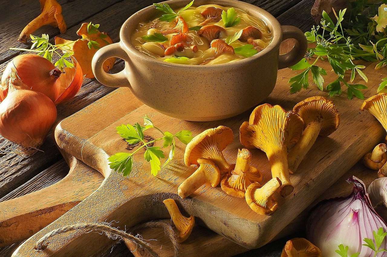 Pilzsuppe Online-Puzzle