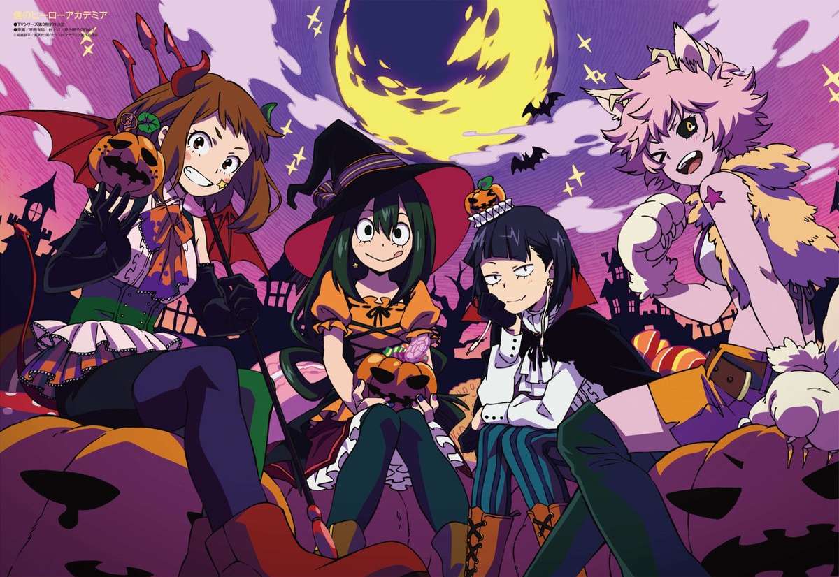 Bnha di Halloween puzzle online