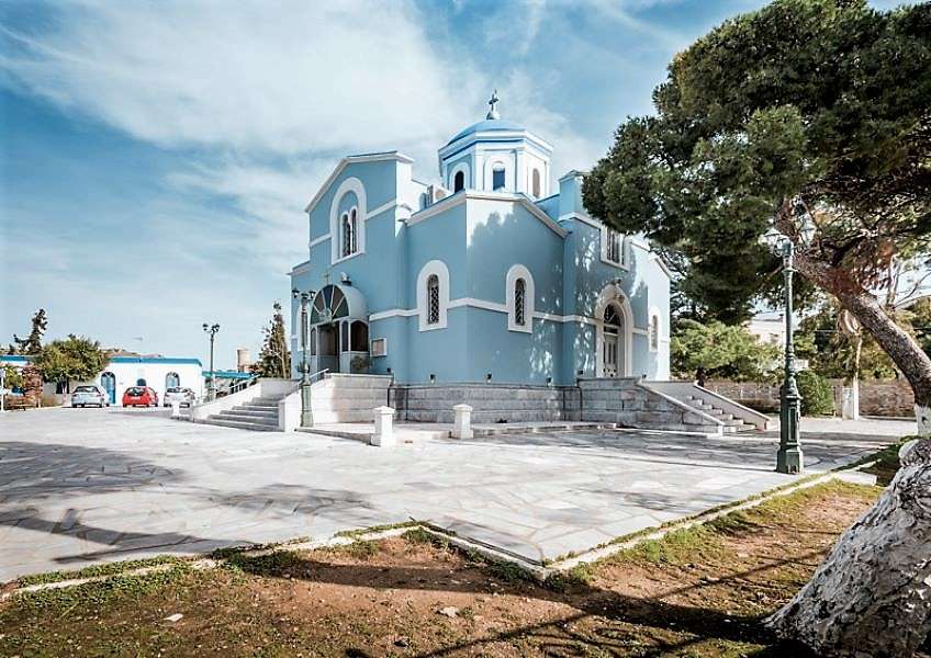 Syros Possidonia görög szigete kirakós online