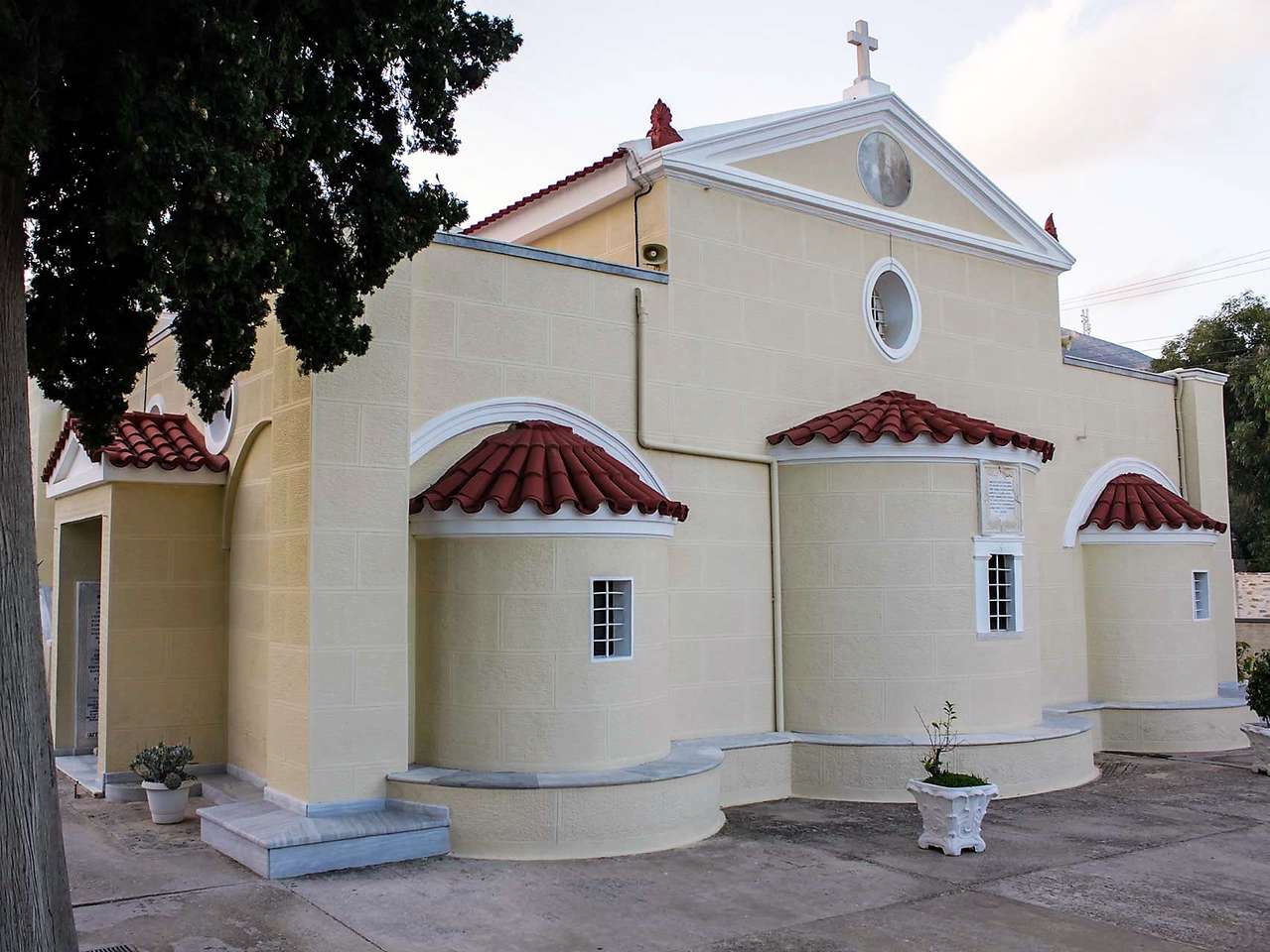Griechische Insel Syros Kirche Online-Puzzle