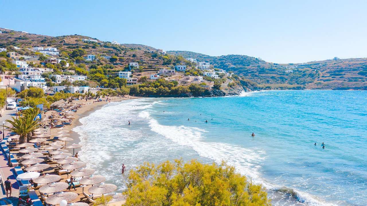 Griechische Insel Syros Kini Online-Puzzle