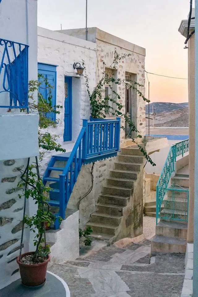 Гръцки остров Сирос Ано-Ермуполис онлайн пъзел