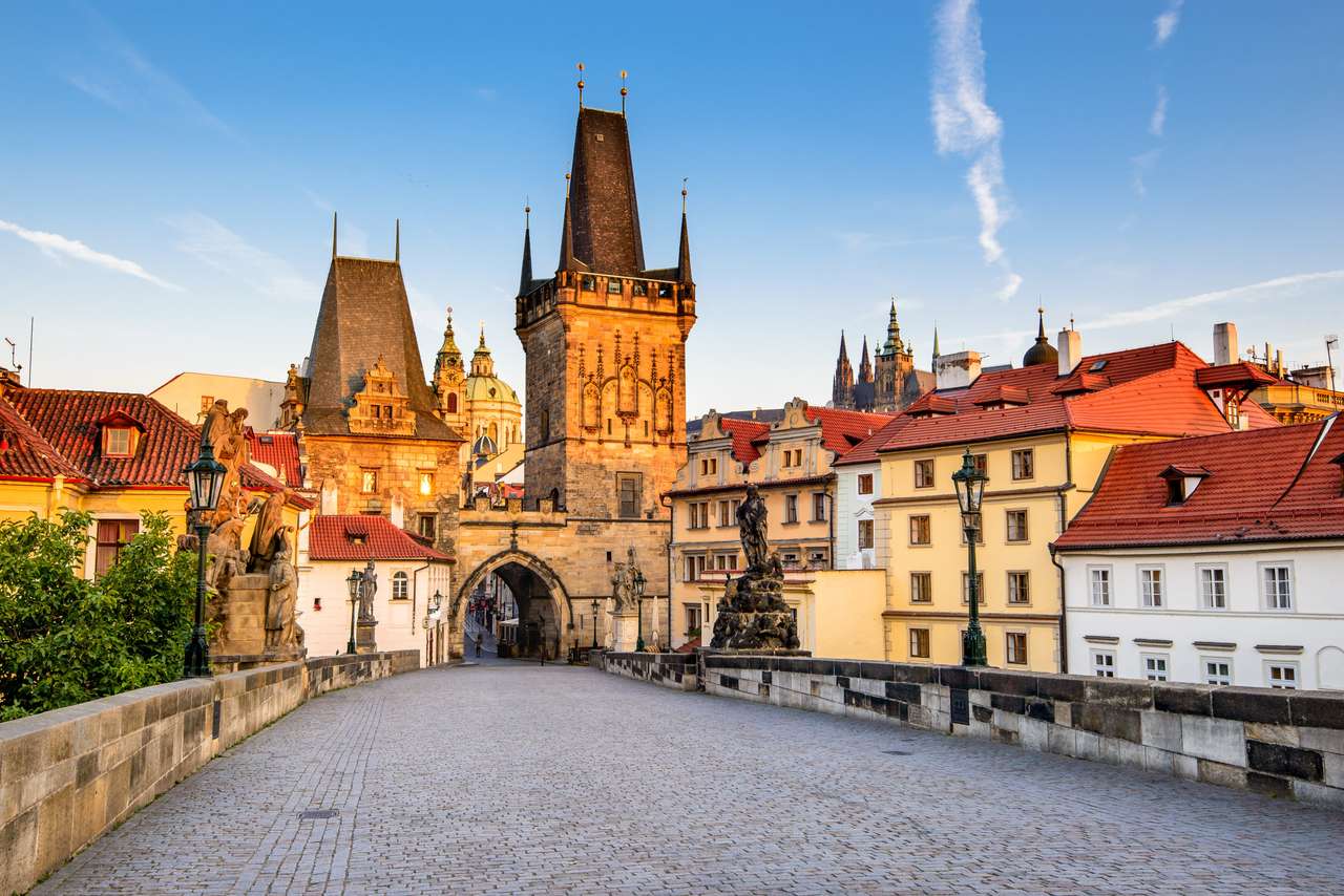 Prag, Karlsbron pussel på nätet