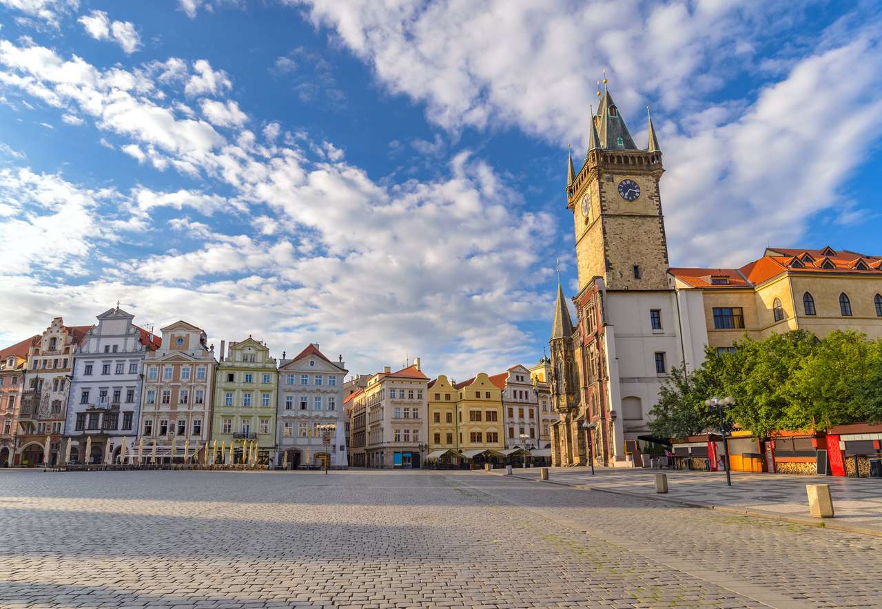 Plaza de la ciudad vieja, Praga rompecabezas en línea