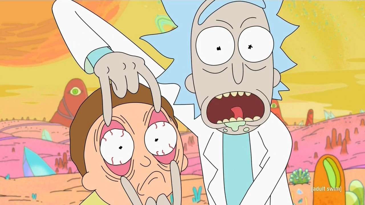 Rick en Morty online puzzel
