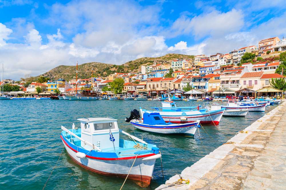 Самос - гръцки остров край бреговете на Мала Азия онлайн пъзел