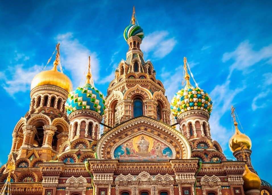 Orthodox church in St. Petersburg jigsaw puzzle online