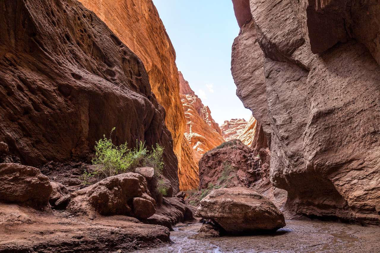 Die Erosion des roten Flusses des Grand Canyon Puzzlespiel online