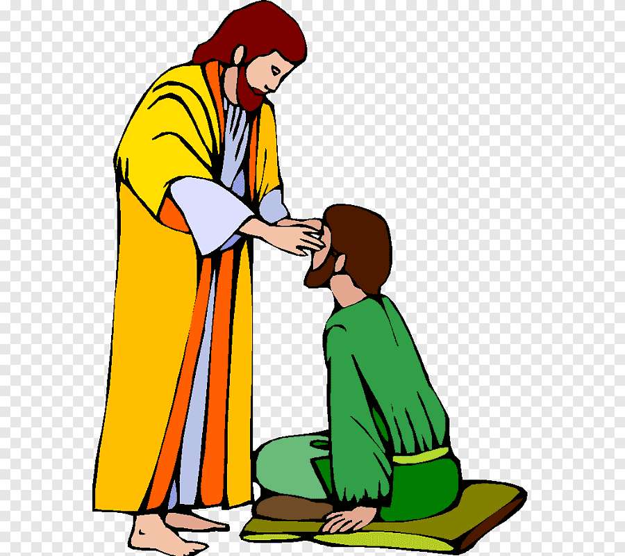 Ježíš uzdravuje slepého muže skládačky online