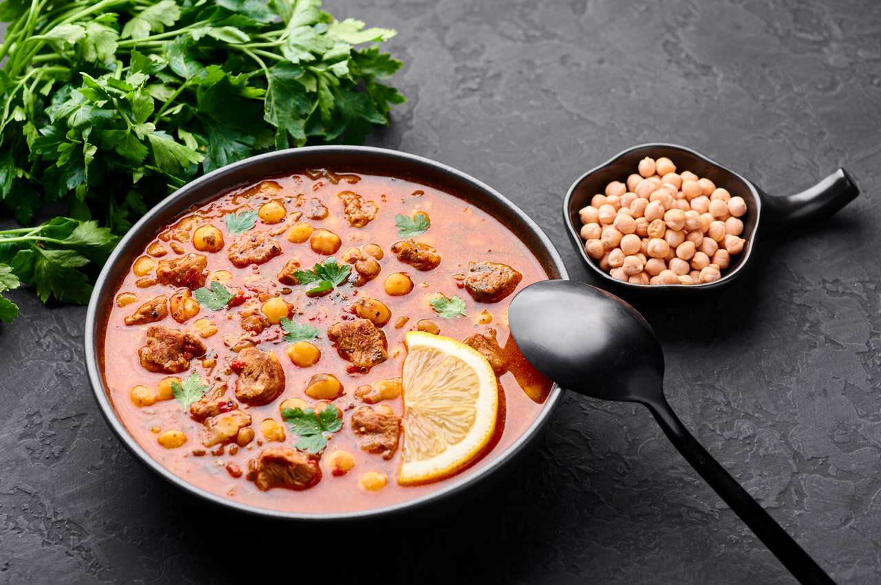 Мароканска супа Харира онлайн пъзел