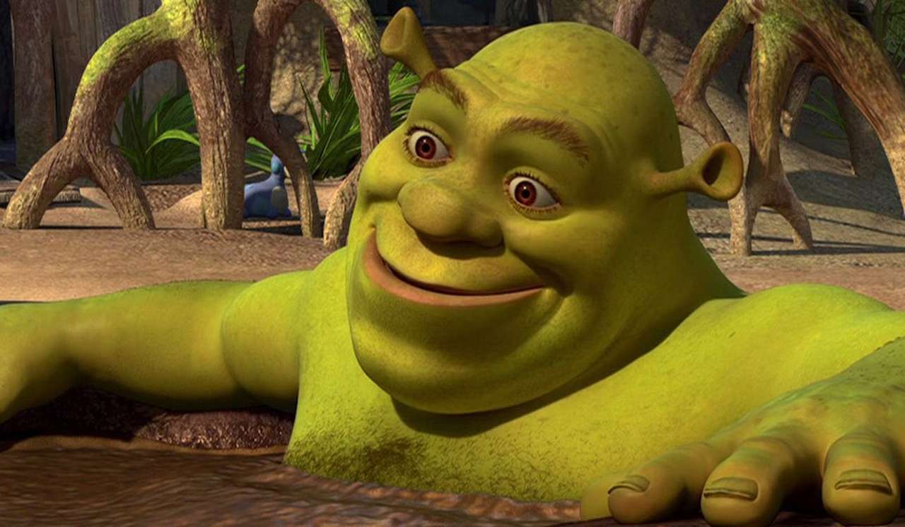 Shrek monstret pussel på nätet
