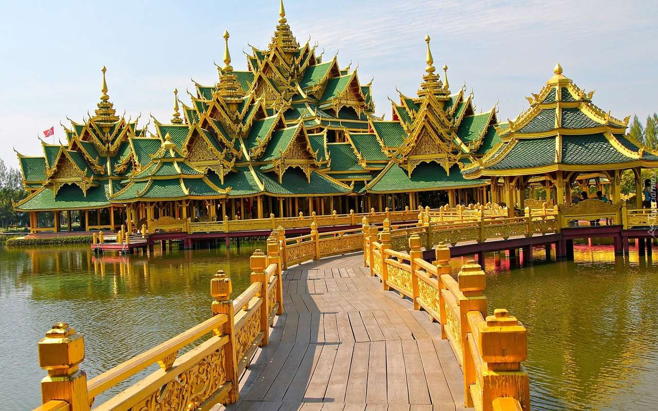 Thailand - tempel Pussel online