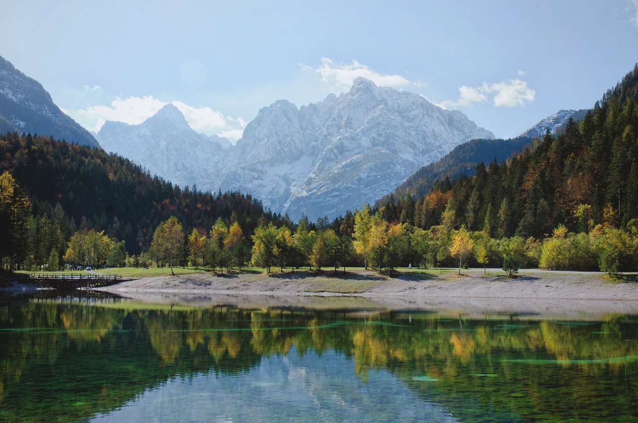 Munții Alpi de toamnă jigsaw puzzle online