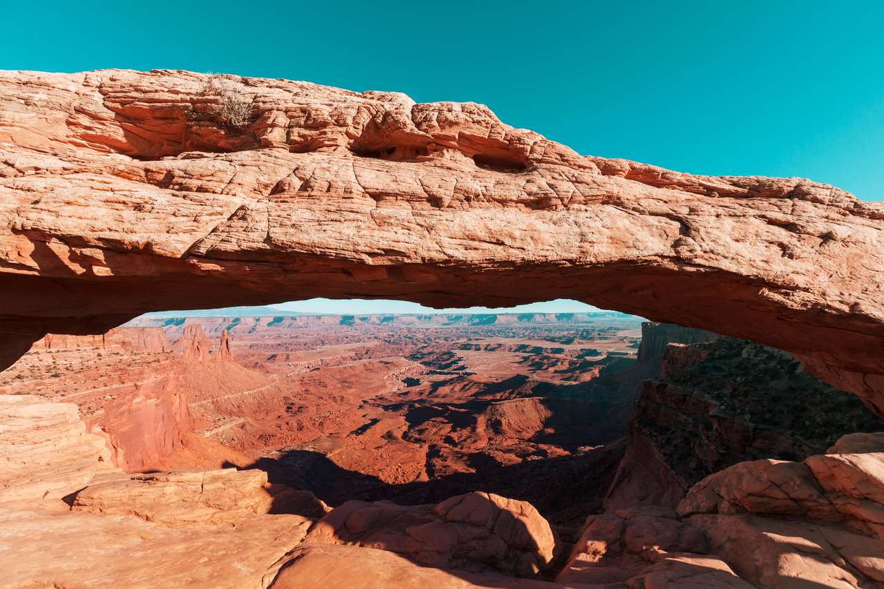 Splendidi paesaggi nel Parco Nazionale di Canyonlands puzzle online