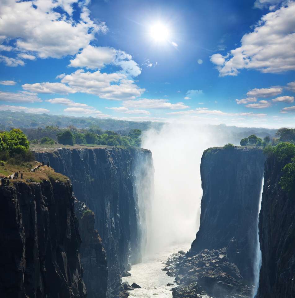 Victoria vattenfall pussel på nätet