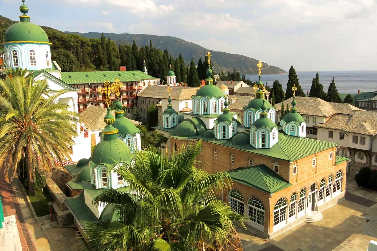 Монастир на грецькому острові Міконос пазл онлайн