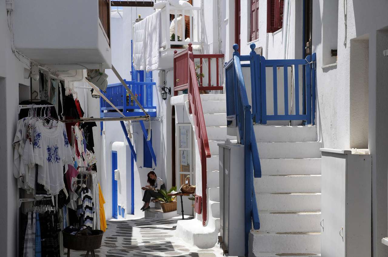 Grekiska ön Mykonos Pussel online