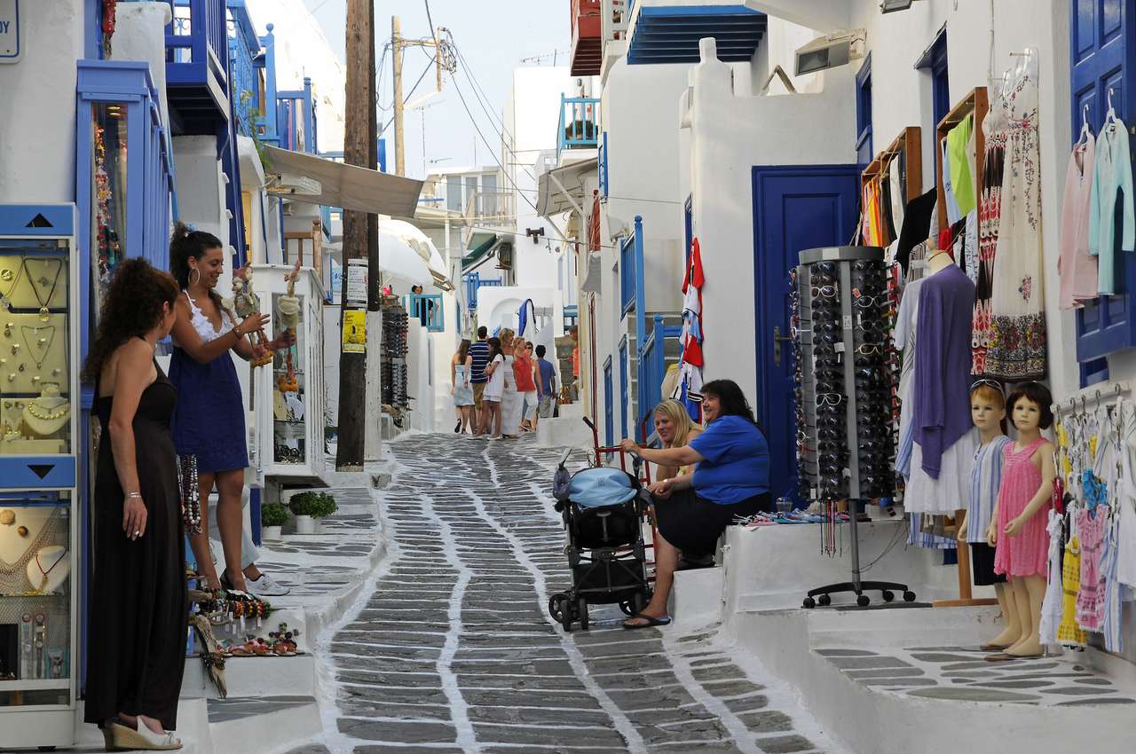 Mykonos görög szigete kirakós online