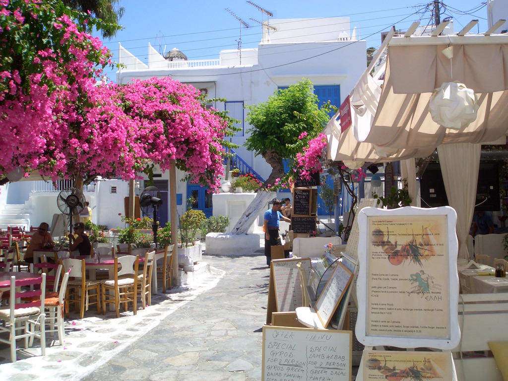 Греческий остров Миконос онлайн-пазл