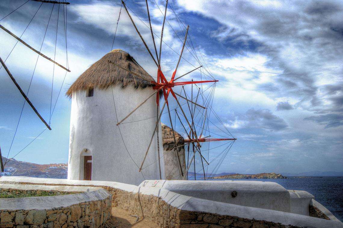 Řecký ostrov Mykonos skládačky online