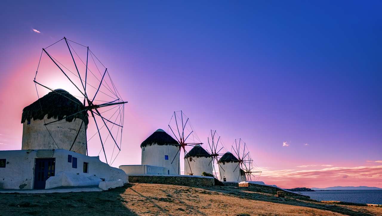ミコノス島のギリシャの島 ジグソーパズルオンライン