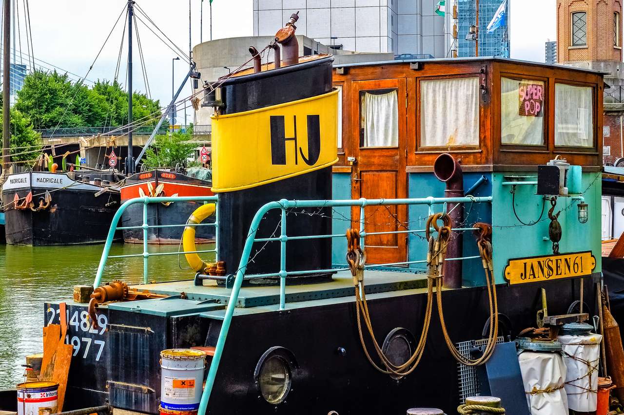 Husbåt - Rotterdam pussel på nätet