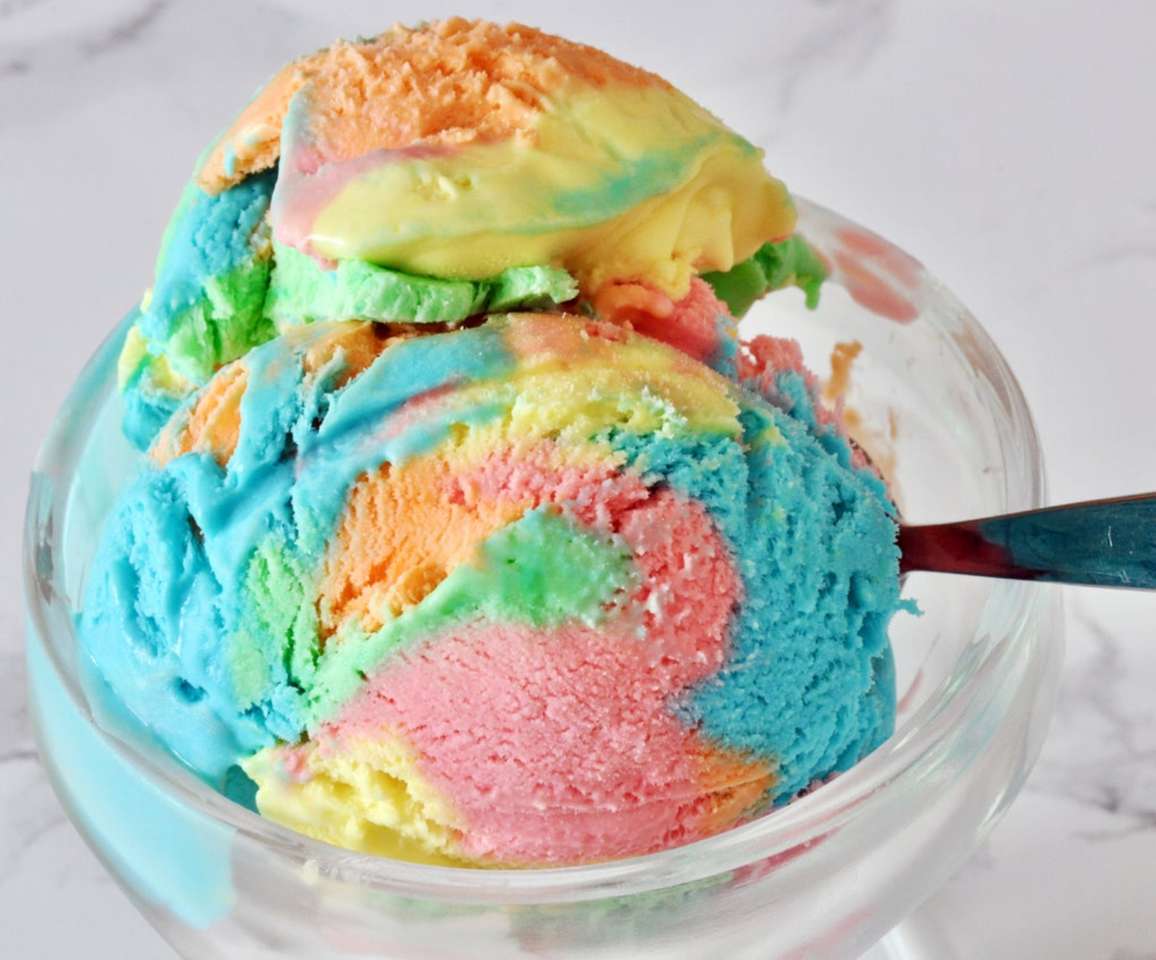 Înghețată Curcubeu❤️❤️❤️❤️ puzzle online