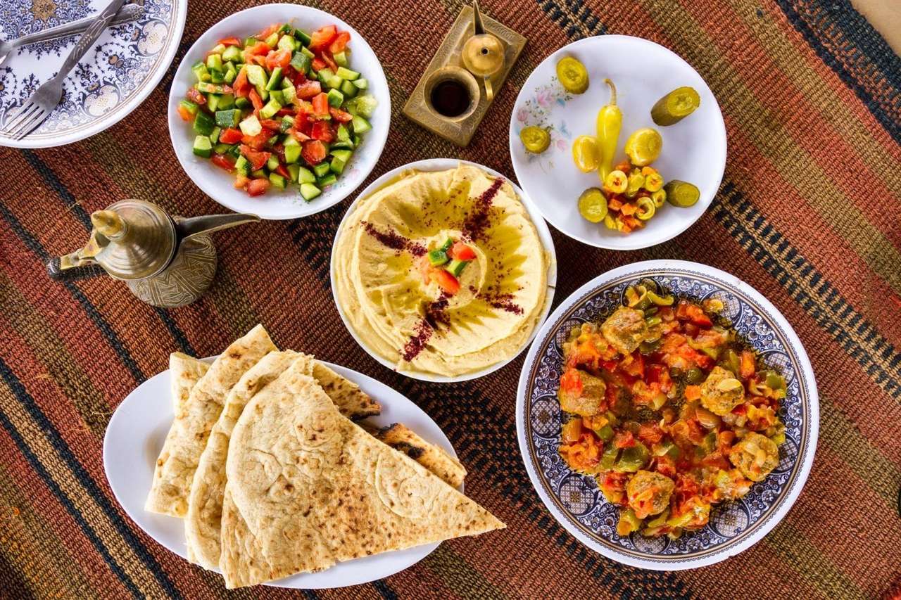 Nourriture palestinienne puzzle en ligne