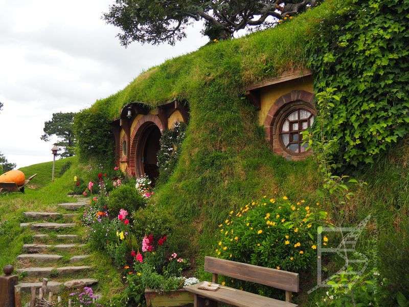 Hobbiton στη Νέα Ζηλανδία παζλ online