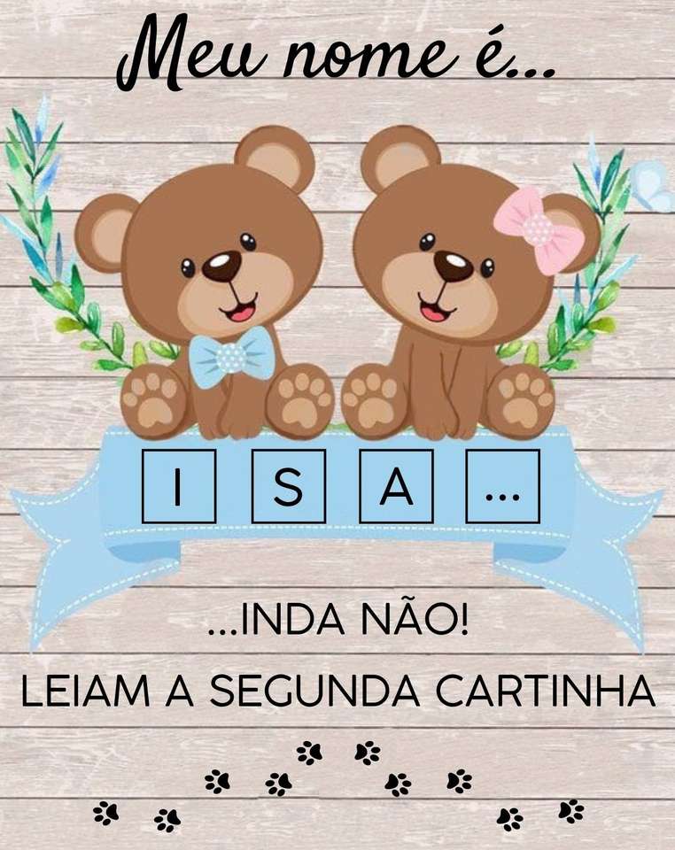ISAAC O ISADORA puzzle online
